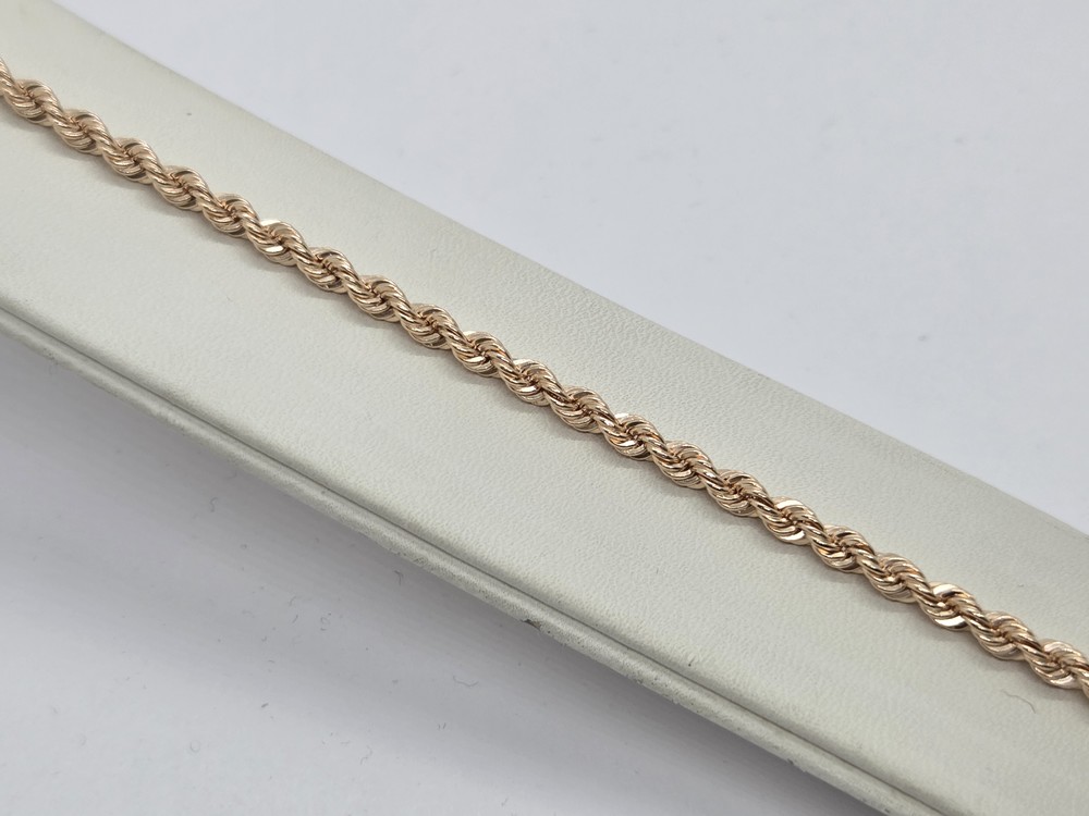 БРАСЛЕТ ПУСТОТЕЛЫЙ Веревка (Au 585)