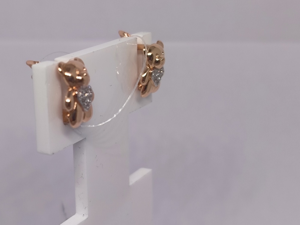 СЕРЬГИ С КАМНЯМИ (Au 585)