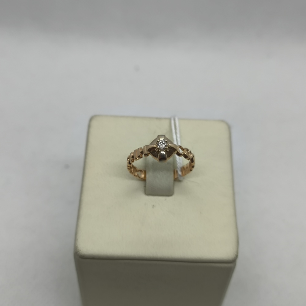 КОЛЬЦО С КАМНЕМ (Au 585)