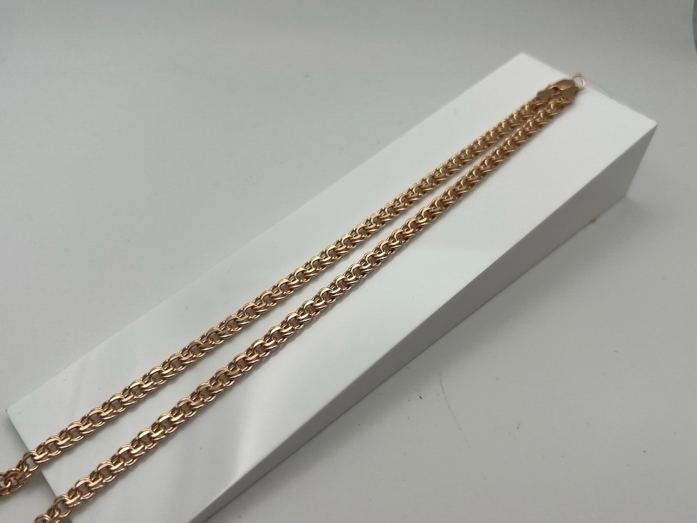 ЦЕПЬ ПУСТОТЕЛАЯ Бисмарк (Au 585)