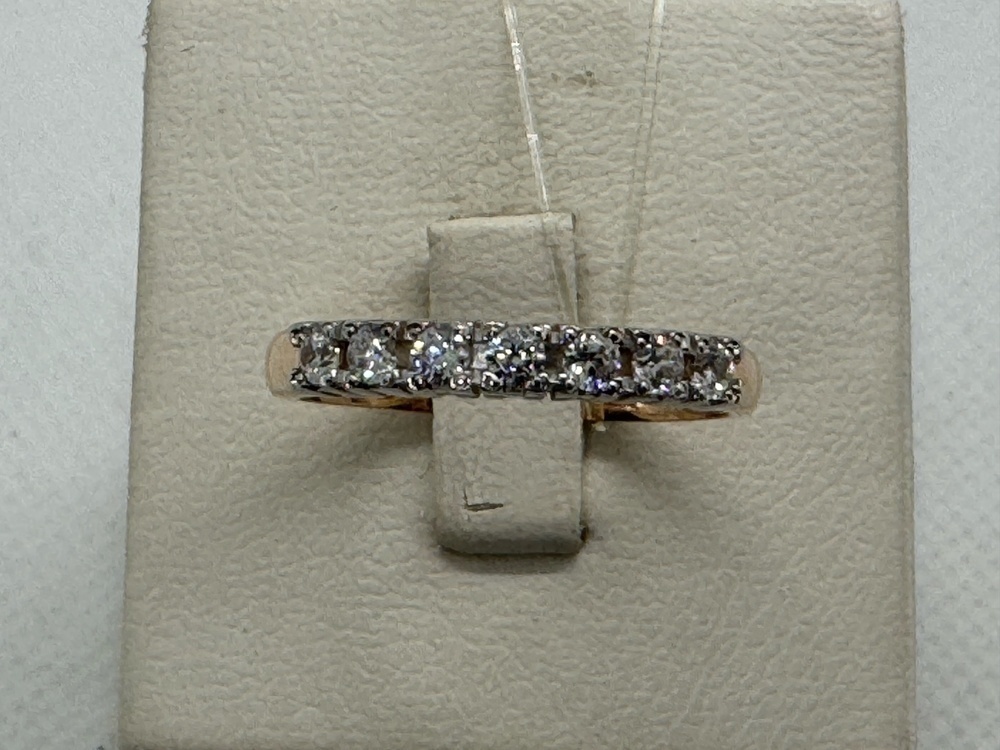 КОЛЬЦО С КАМНЯМИ (Au 585)