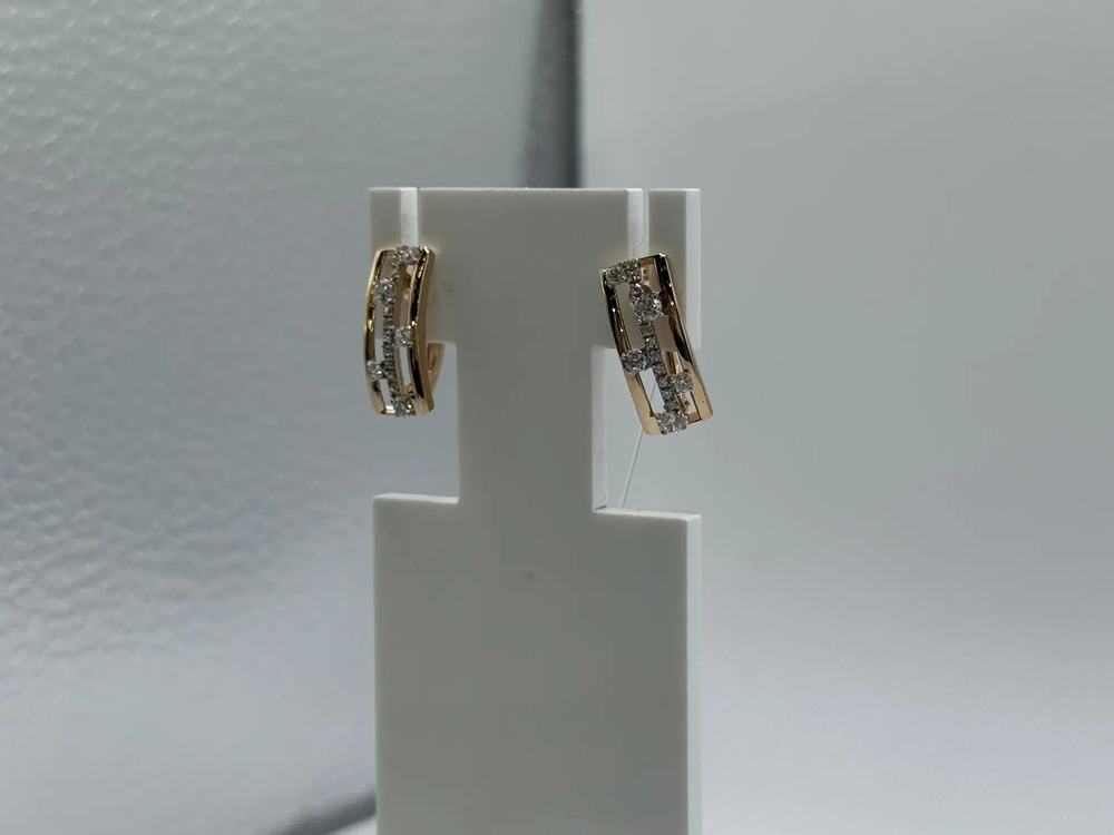 СЕРЬГИ С КАМНЯМИ (Au 585)