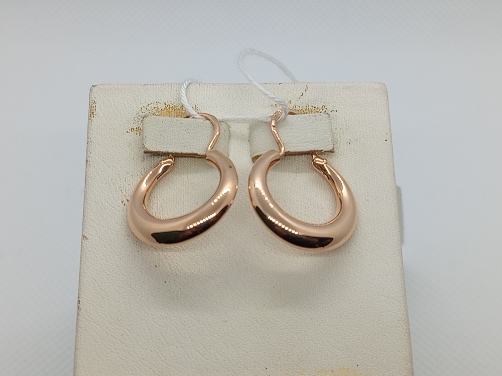 СБКМ583 СЕРЬГИ БЕЗ КАМНЯ (Au 583)