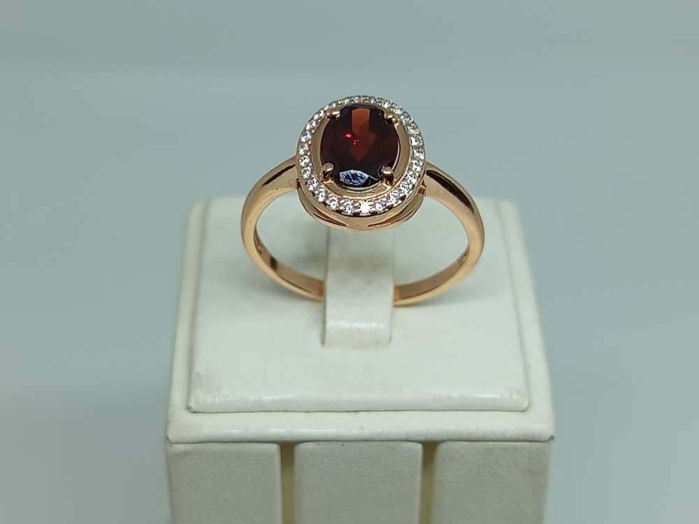 КОЛКМИ585 КОЛЬЦО С КАМНЯМИ (Au 585)