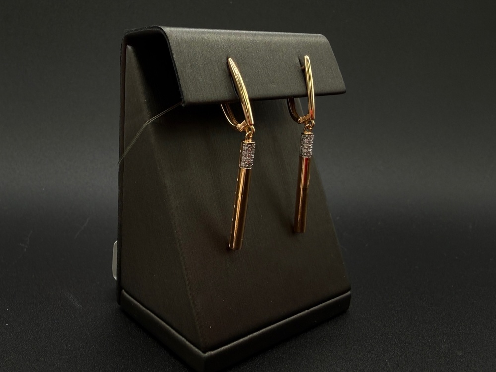 СЕРЬГИ С КАМНЯМИ (Au 585)