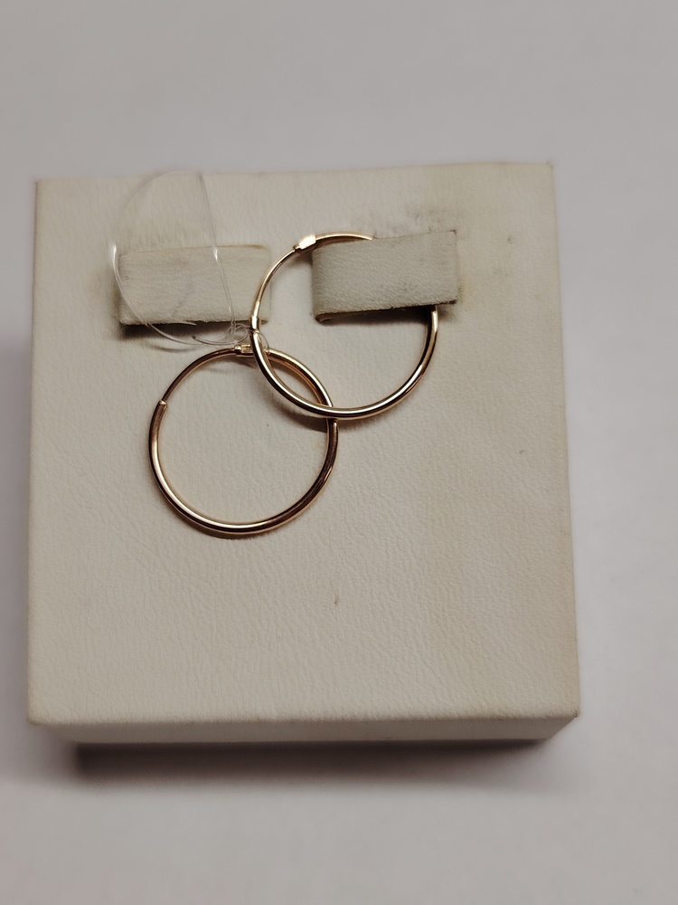 СЕРЬГИ КОНГО без камня (Au 585)