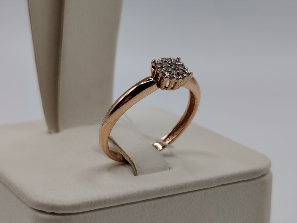 КОЛЬЦО БРИЛЛИАНТ Au 585