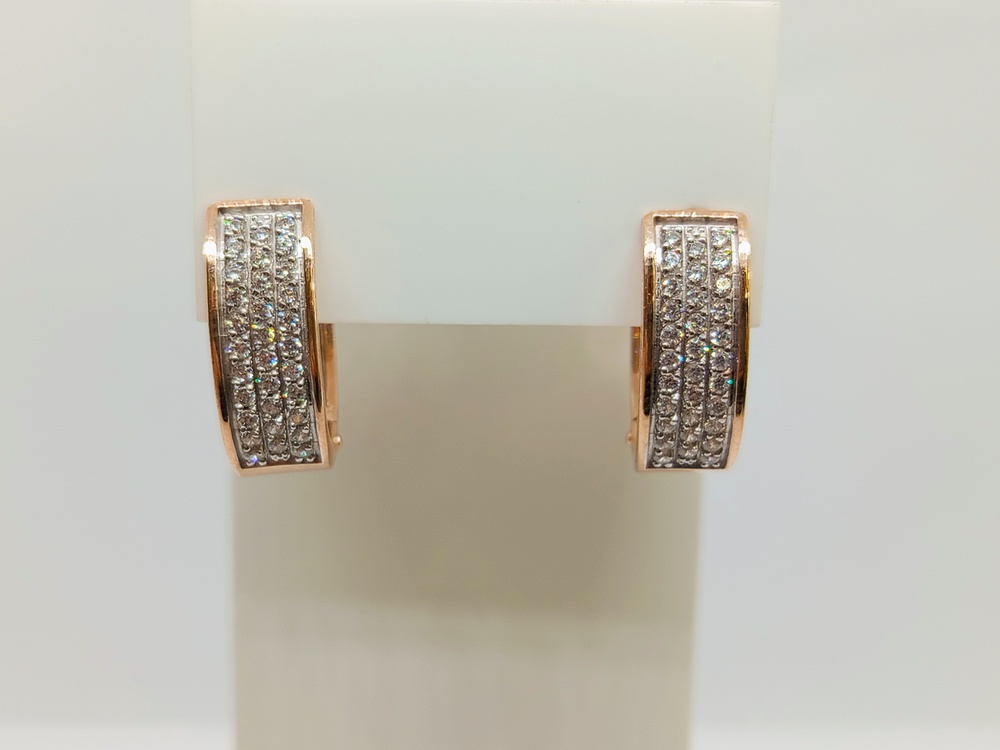 СЕРЬГИ С КАМНЯМИ (Au 585)