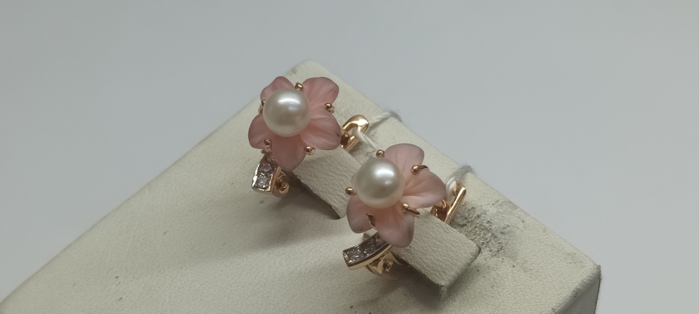 СЕРЬГИ С КАМНЯМИ (Au 585)