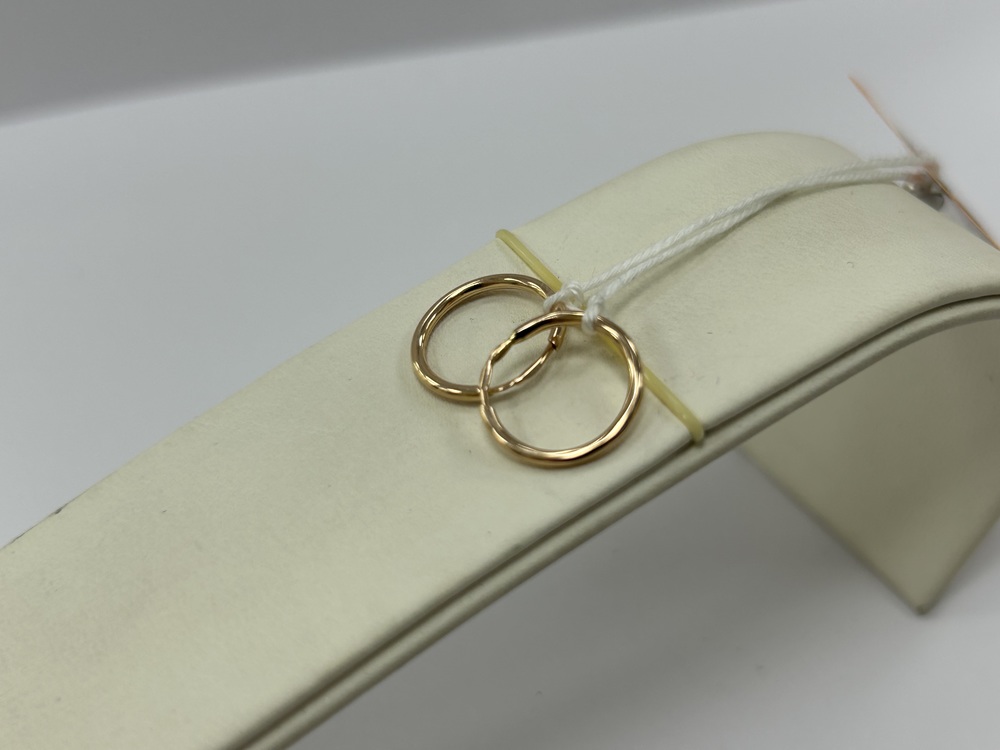 СКОН585 СЕРЬГИ КОНГО (Au 585)
