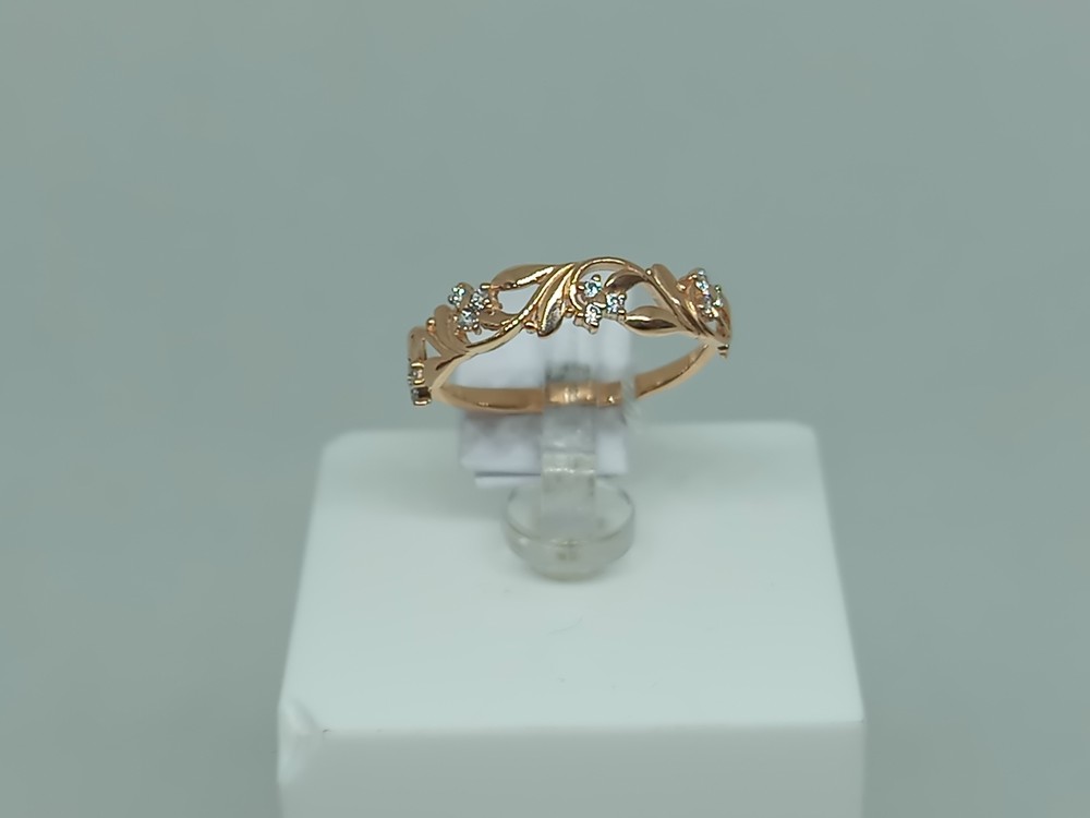 КОЛКМИ585 КОЛЬЦО С КАМНЯМИ (Au 585)