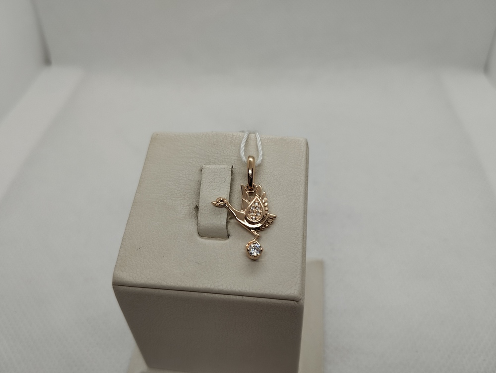 ПОДВЕСКА С КАМНЯМИ (Au 585)