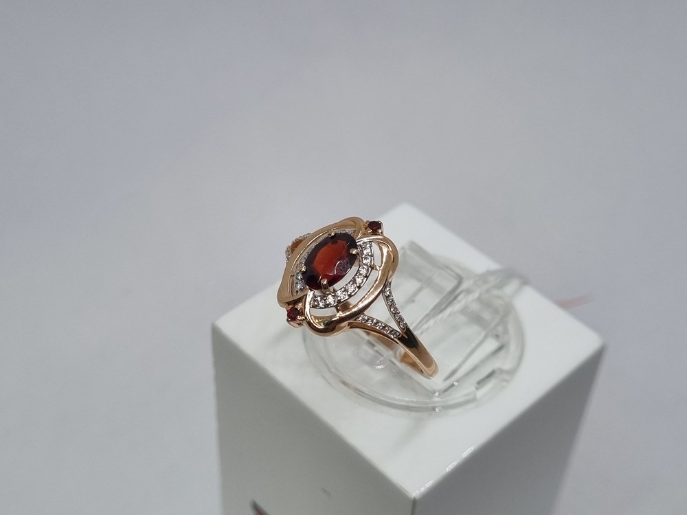 КОЛКМИ585 КОЛЬЦО С КАМНЯМИ (Au 585)