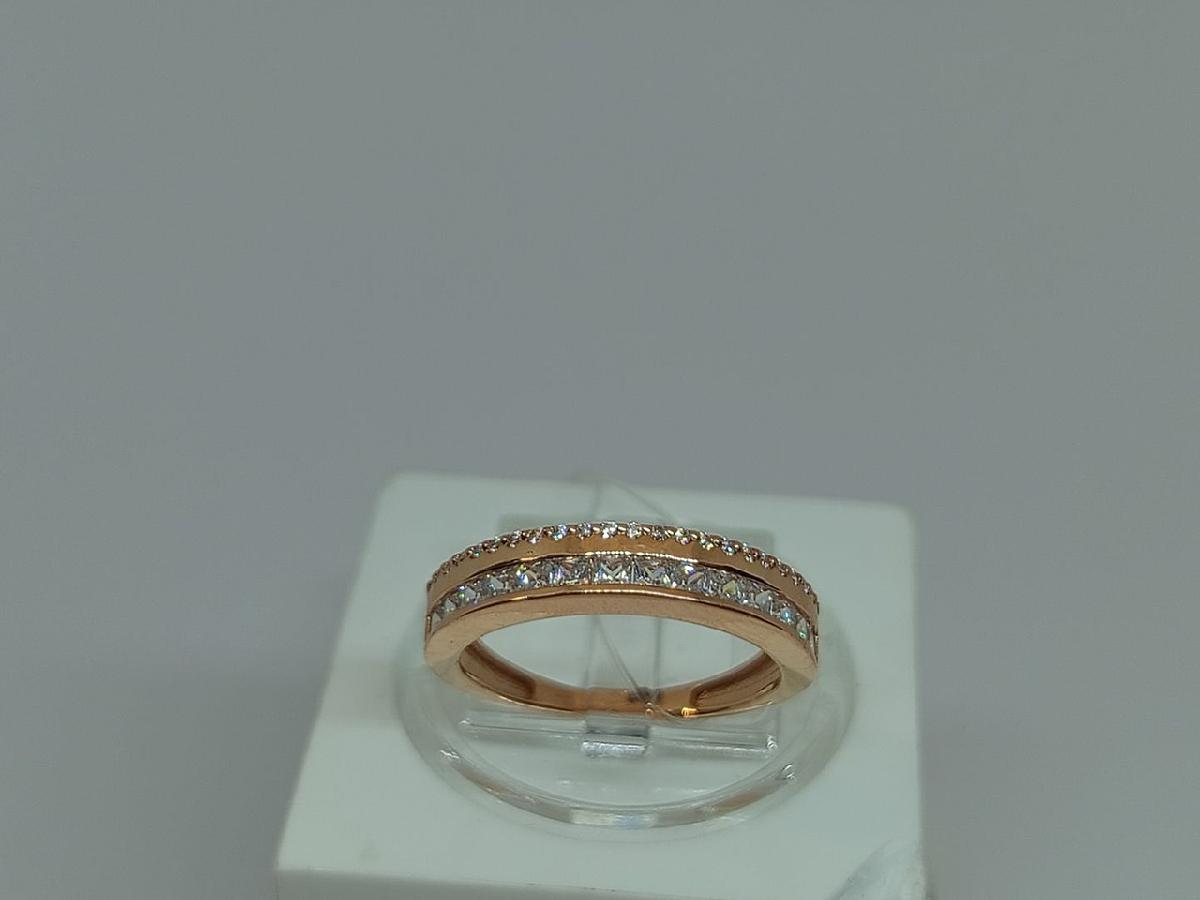 КОЛЬЦО С КАМНЯМИ (Au 585)