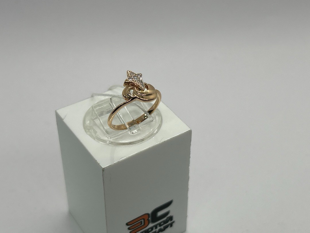 КОЛКМИ585 КОЛЬЦО С КАМНЯМИ (Au 585)