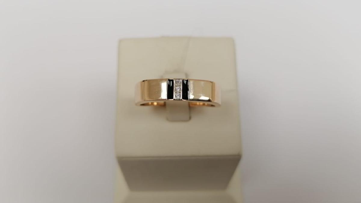 ПЕЧАТКА С КАМНЯМИ (Au 585)