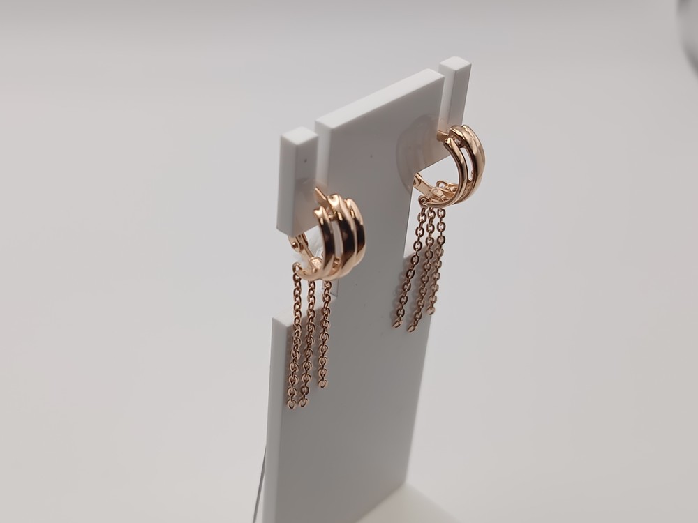 СЕРЬГИ БЕЗ КАМНЯ (Au 585)