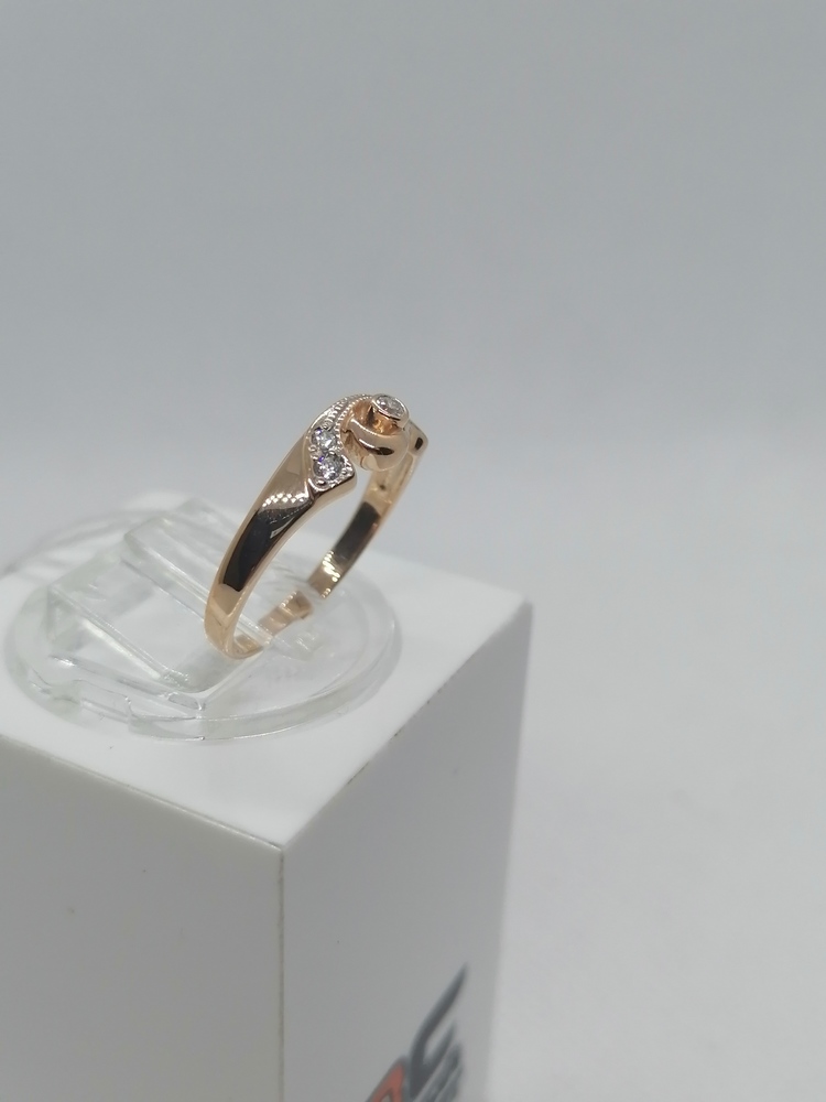 КОЛКМИ585 КОЛЬЦО С КАМНЯМИ (Au 585)