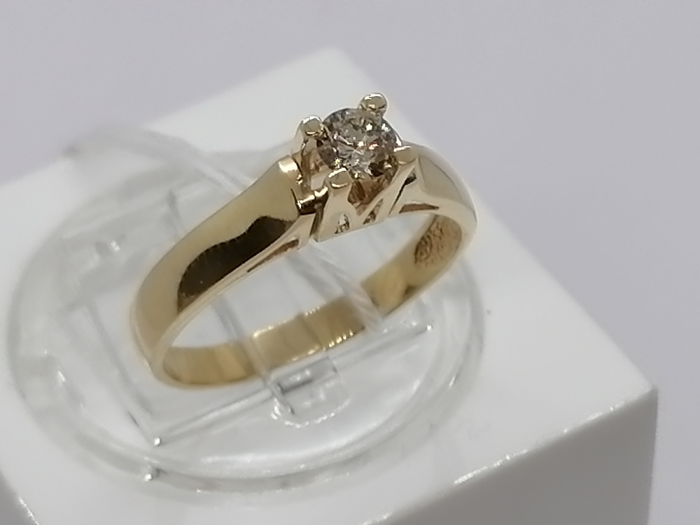 КОЛЬЦО БРИЛЛИАНТ Au 585