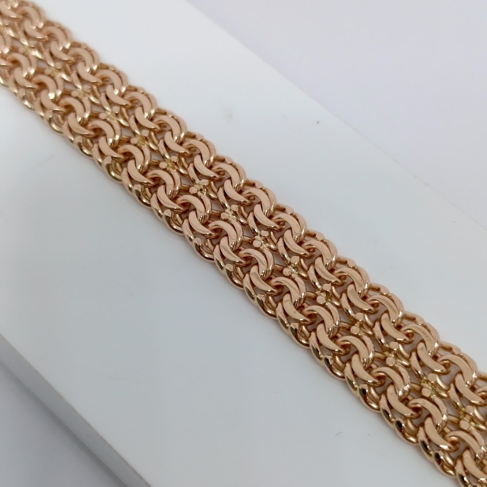 БРАСЛЕТ ПОЛНОВЕСНЫЙ Бисмарк (Au 585)