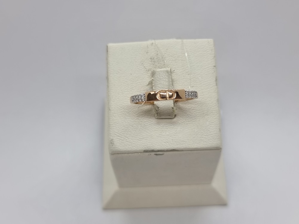 КОЛЬЦО С КАМНЯМИ (Au 585)