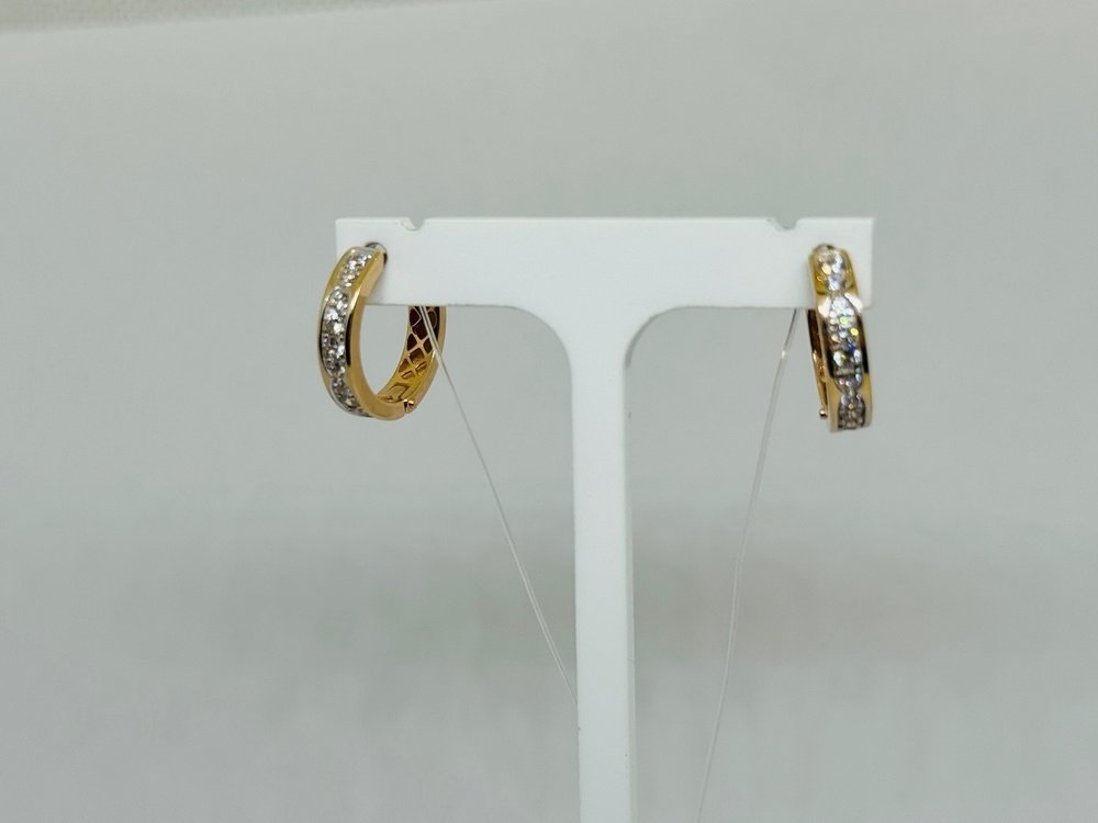 СЕРЬГИ С КАМНЯМИ (Au 585)