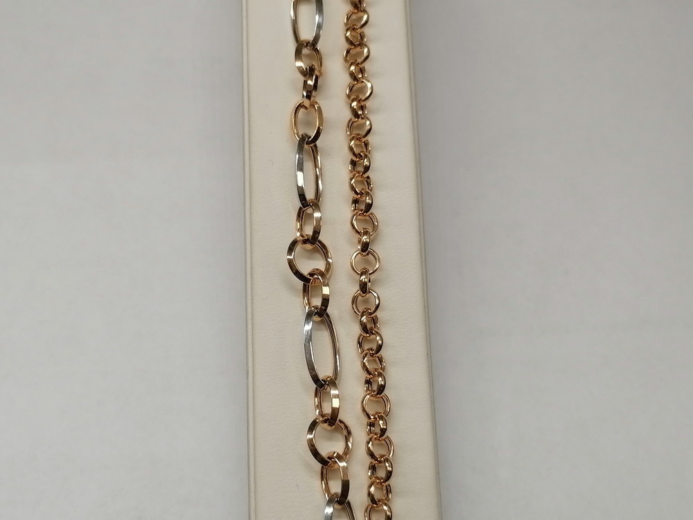 Т-26279 БРАСЛЕТ ФАНТАЗИЯ без камня (Au 585)