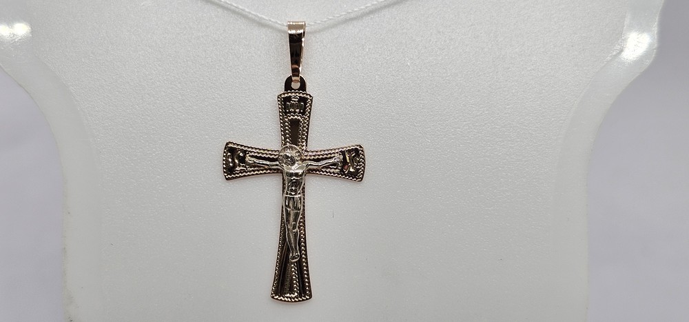 ПОДВЕСКА КРЕСТ без камня (Au 585)