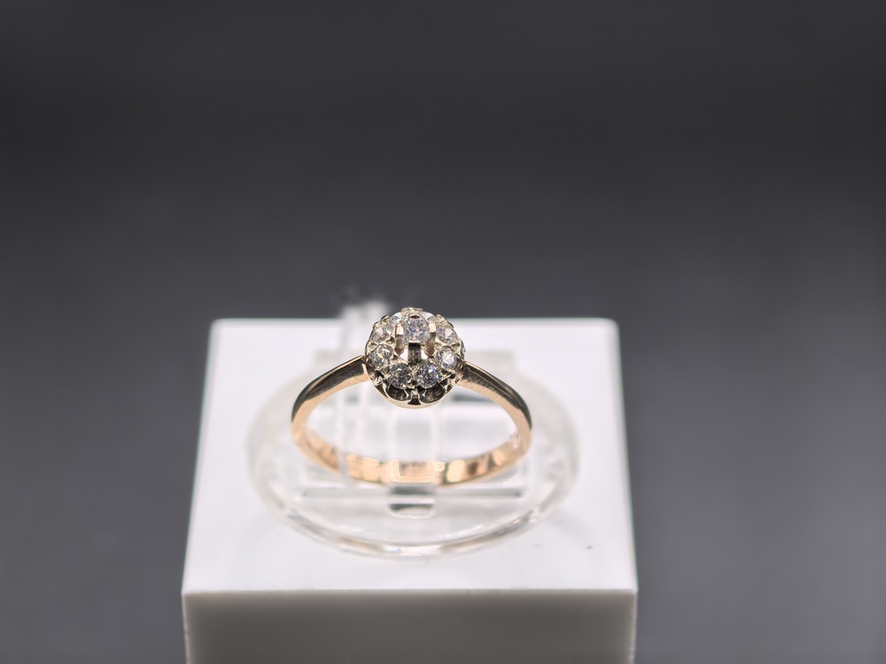 КОЛКМИ585 КОЛЬЦО С КАМНЯМИ (Au 585)