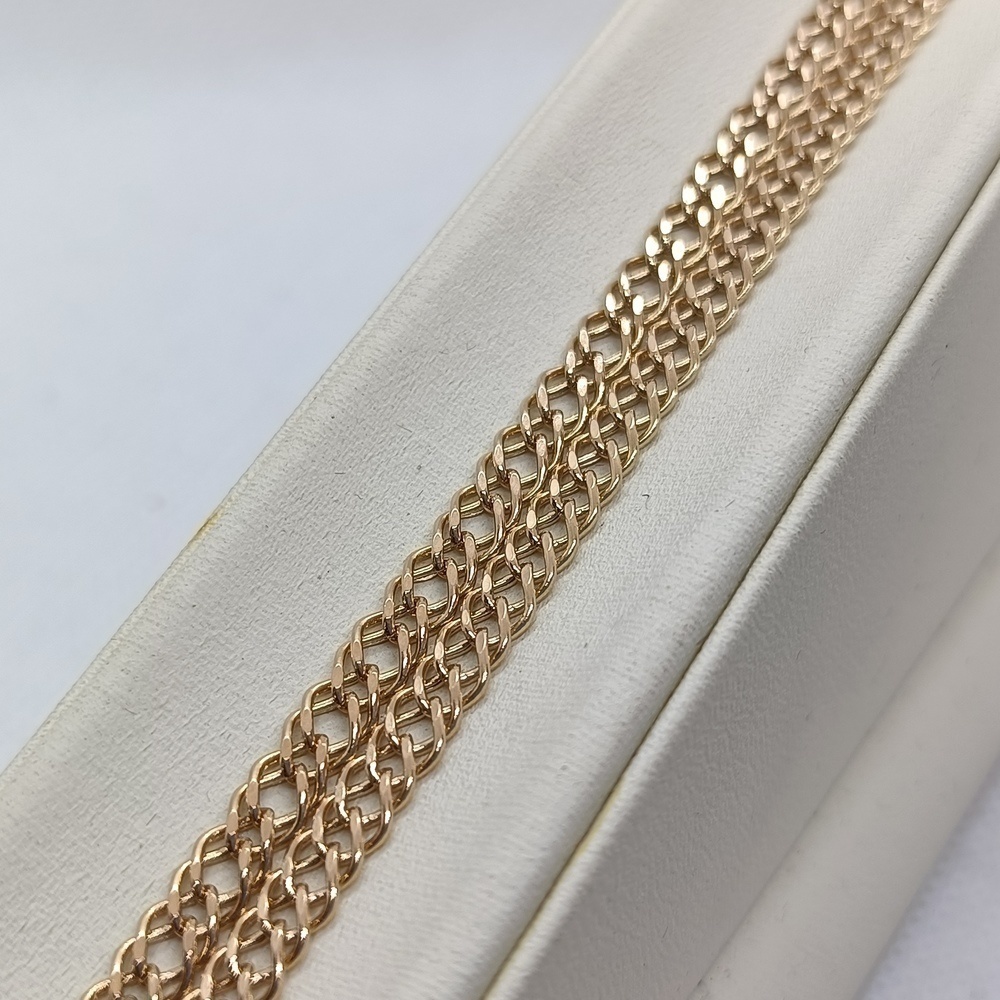 ЦПР2585 ЦЕПЬ ПУСТОТЕЛАЯ Ромб двойной (Au 585)