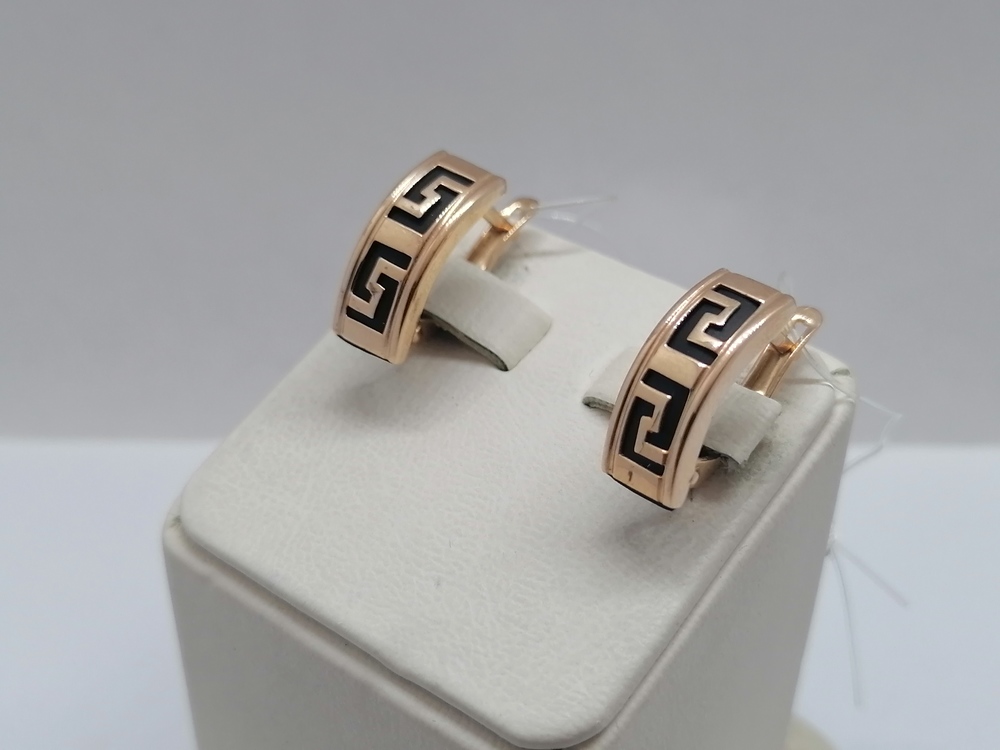 СЕРЬГИ КАУЧУК (Au 585)