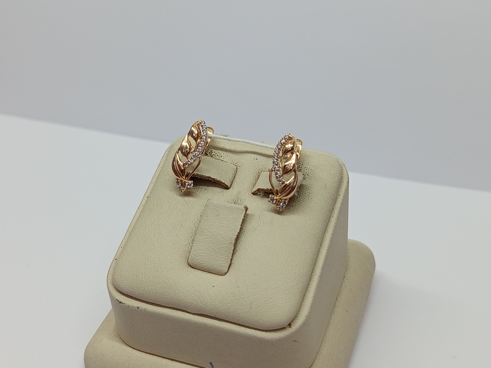 СЕРЬГИ С КАМНЯМИ (Au 585)