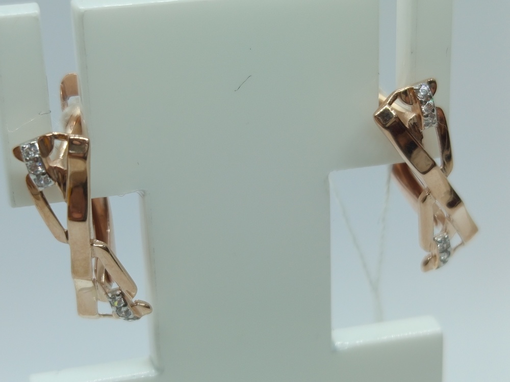 СЕРЬГИ С КАМНЯМИ (Au 585)