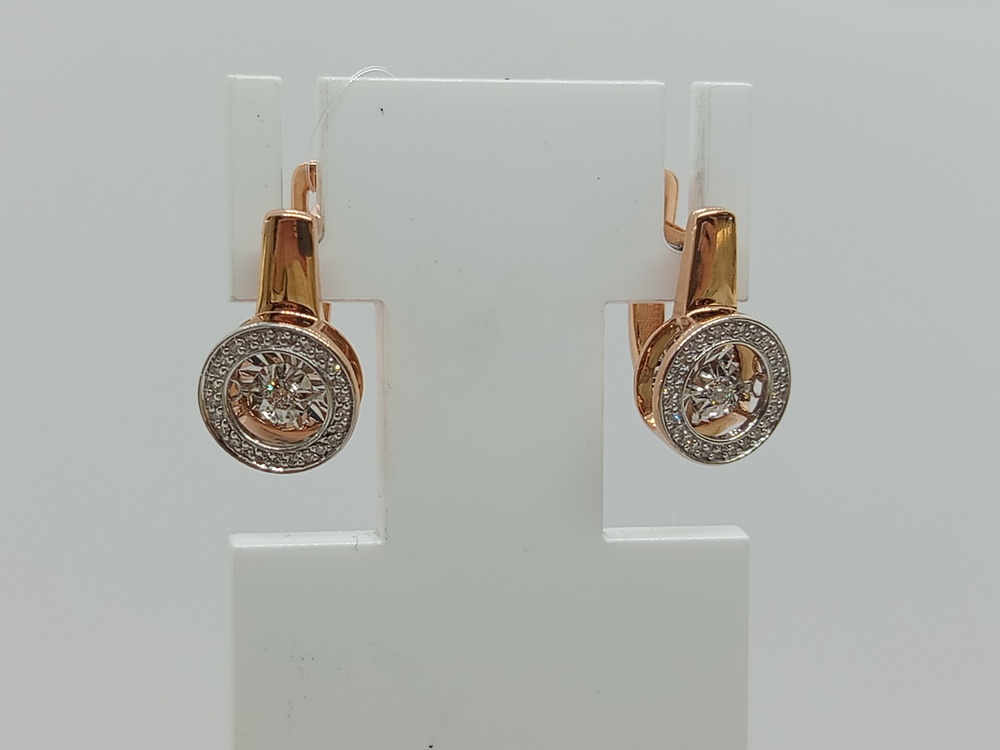 СЕРЬГИ БРИЛЛИАНТ (Au 585)