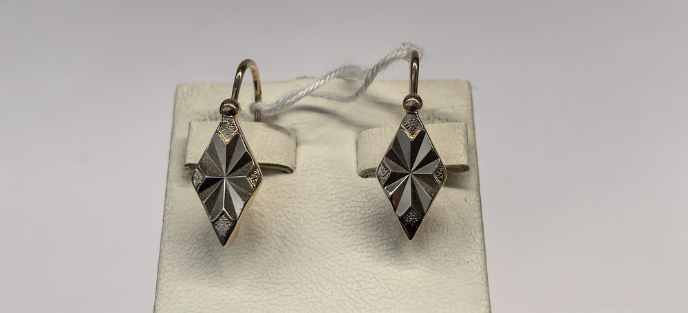 СЕРЬГИ БЕЗ КАМНЯ (Au 583)