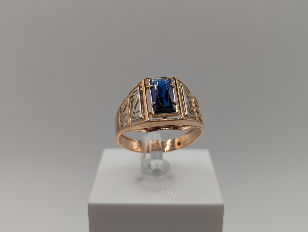 ПЕЧКМ585 ПЕЧАТКА С КАМНЕМ (Au 585)