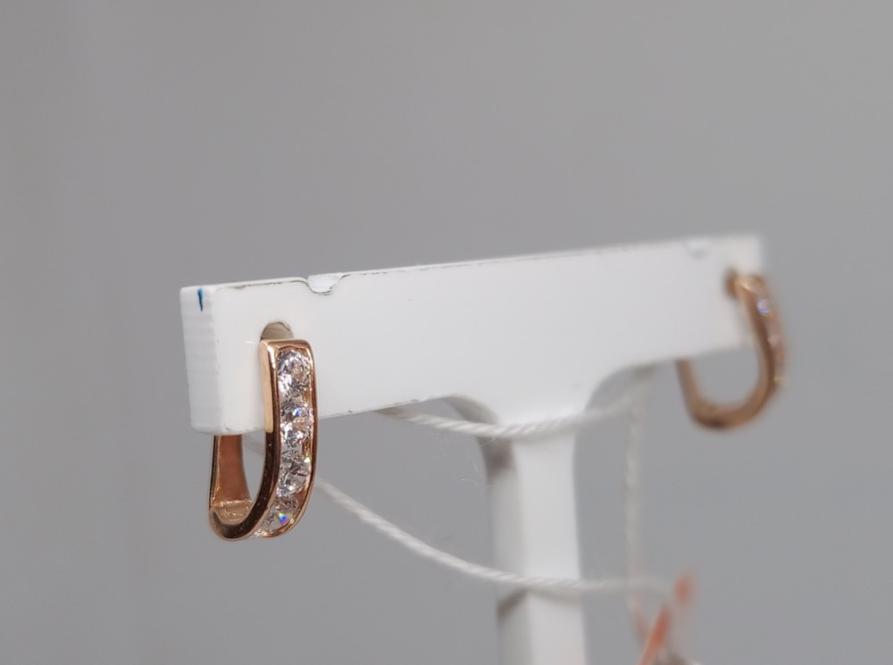 СЕРЬГИ С КАМНЯМИ (Au 585)