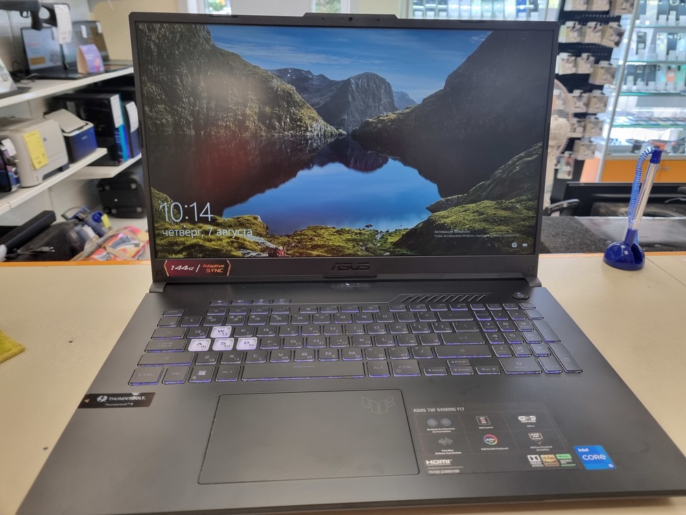 Ноутбук ASUS; Core i5-12500H, GeForce RTX 3050, 16 Гб, Нет, Нет