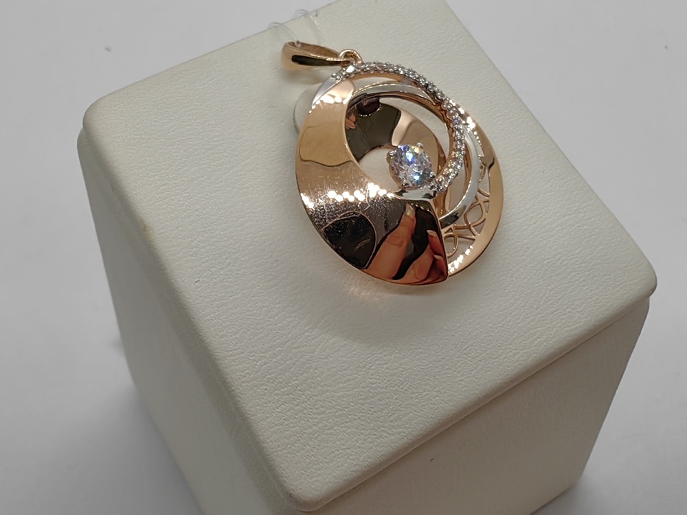 ПОДВЕСКА С КАМНЯМИ (Au 585)