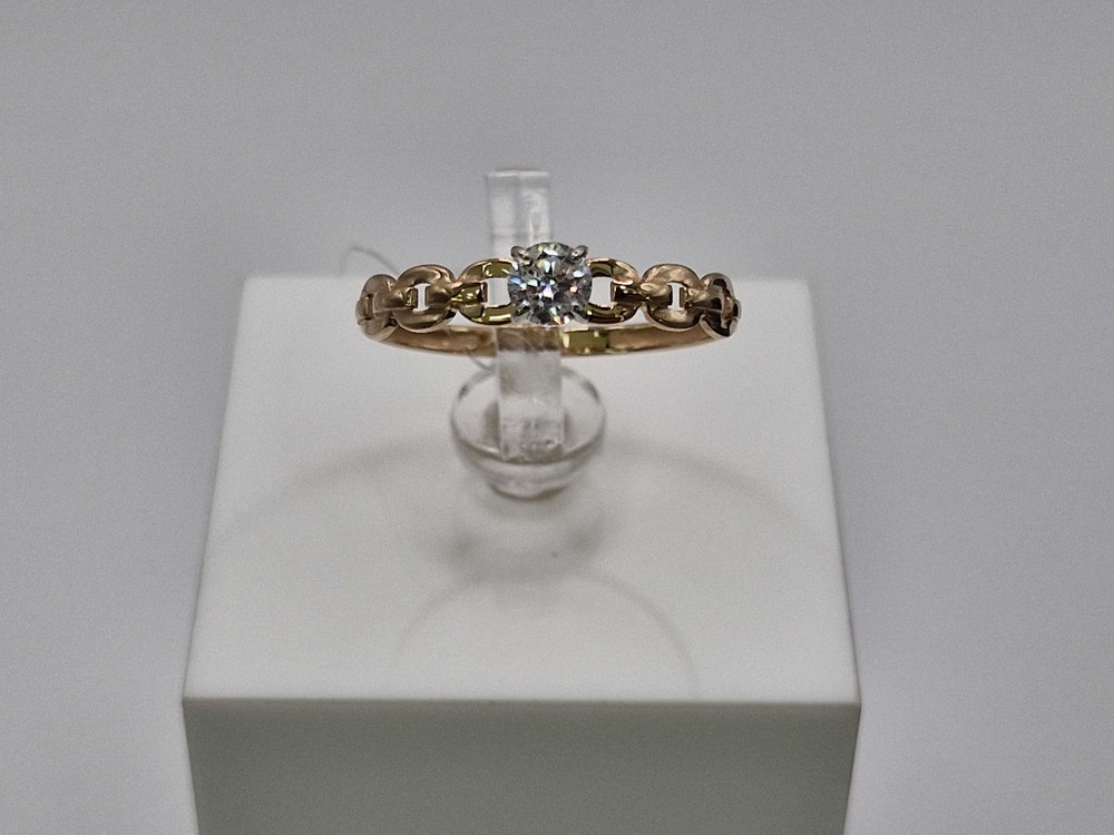 КОЛЬЦО С КАМНЕМ (Au 585)