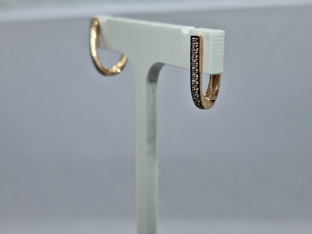 СЕРЬГИ С КАМНЯМИ (Au 585)