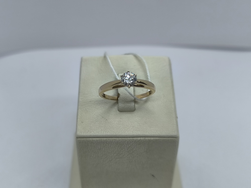 КОЛЬЦО С КАМНЕМ (Au 585)