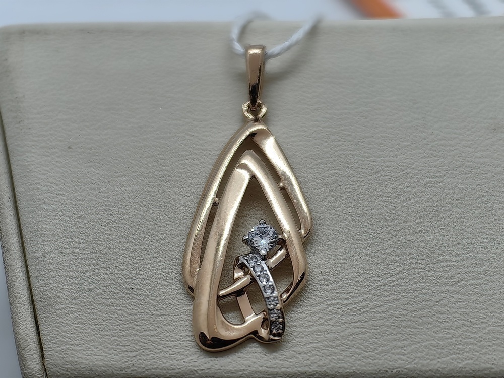 ПОДВЕСКА С КАМНЯМИ (Au 585)