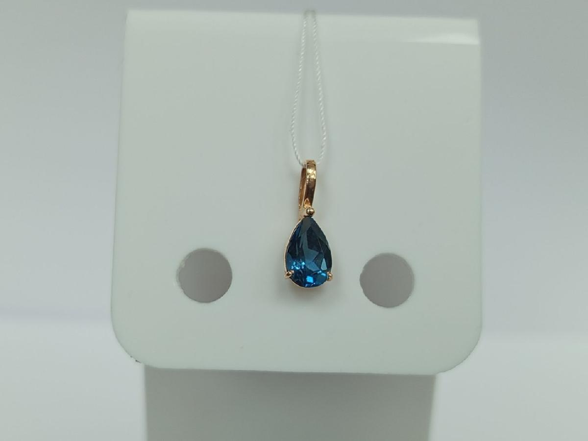 ПОДКМ585 ПОДВЕСКА С КАМНЕМ (Au 585)