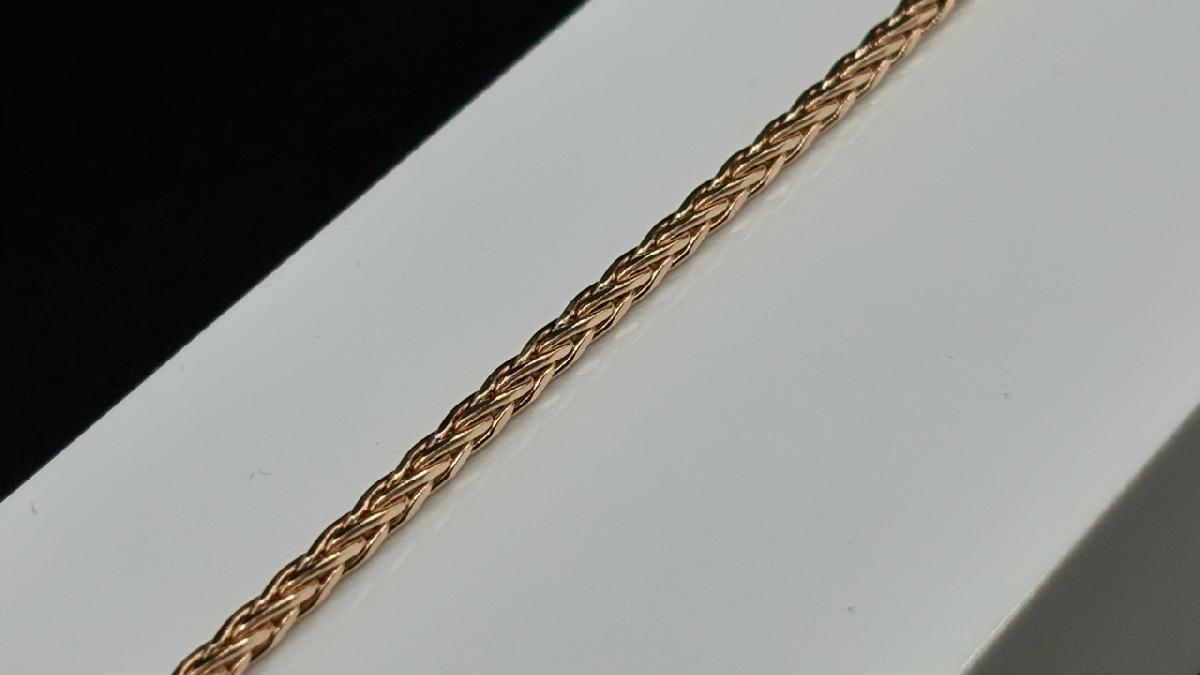 БРАСЛЕТ ПУСТОТЕЛЫЙ Колос (Au 585)