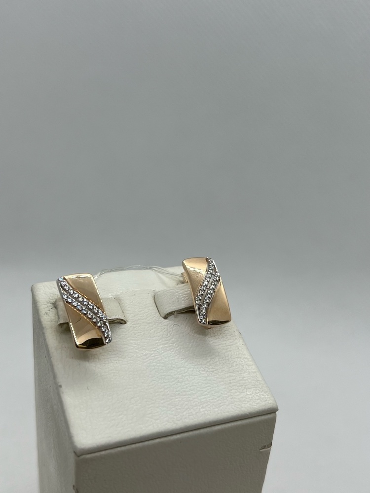 СЕРЬГИ С КАМНЯМИ (Au 585)