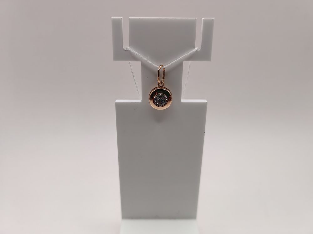 ПОДКМ585 ПОДВЕСКА С КАМНЕМ (Au 585)