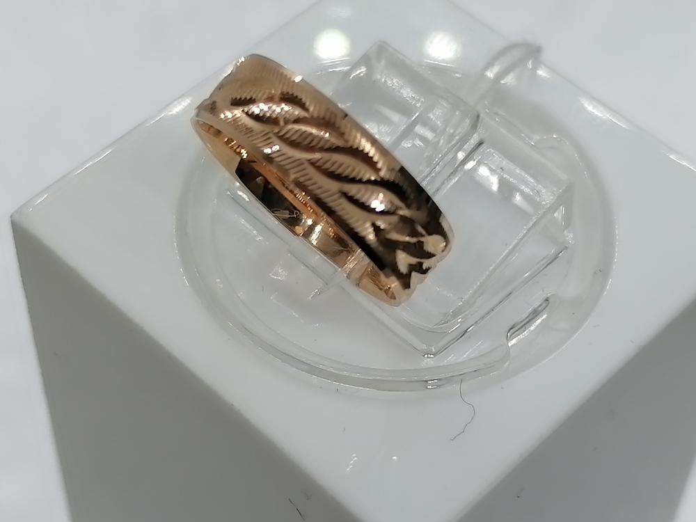 КОЛЬЦО ОБРУЧАЛЬНОЕ без камня (Au 585)