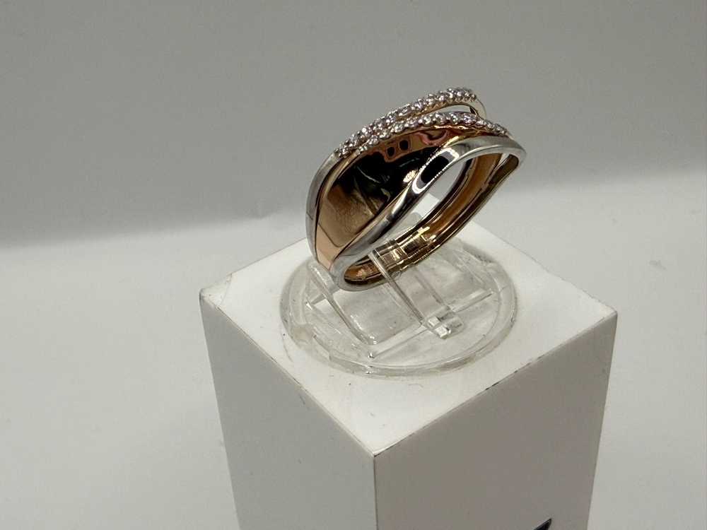 КОЛЬЦО С КАМНЯМИ (Au 585)