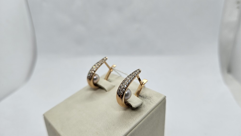 СЕРЬГИ С КАМНЯМИ (Au 585)